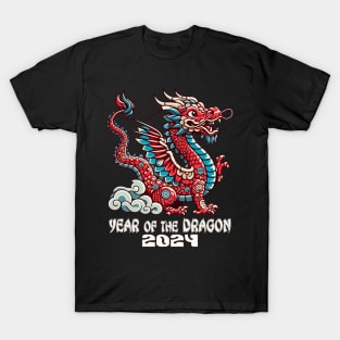 Happy New Year 2024 Chinese New Year 2024 Year of the Dragon T-Shirt